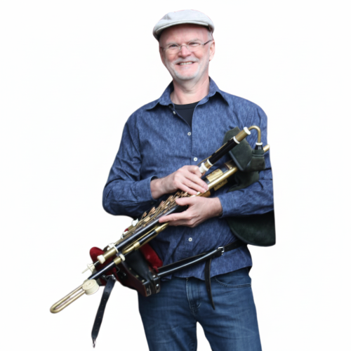 Walter Lelle mit Uilleann Pipes